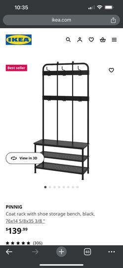 IKEA Pinnig Coat Rack for Sale in Bothell WA OfferUp
