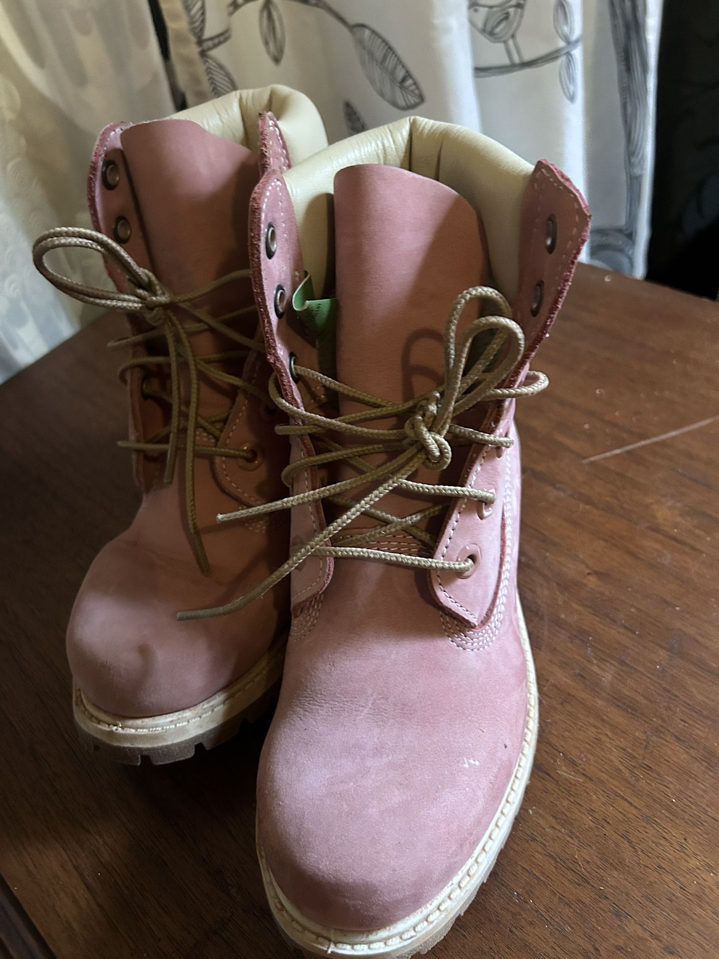Pink Timberland Boots