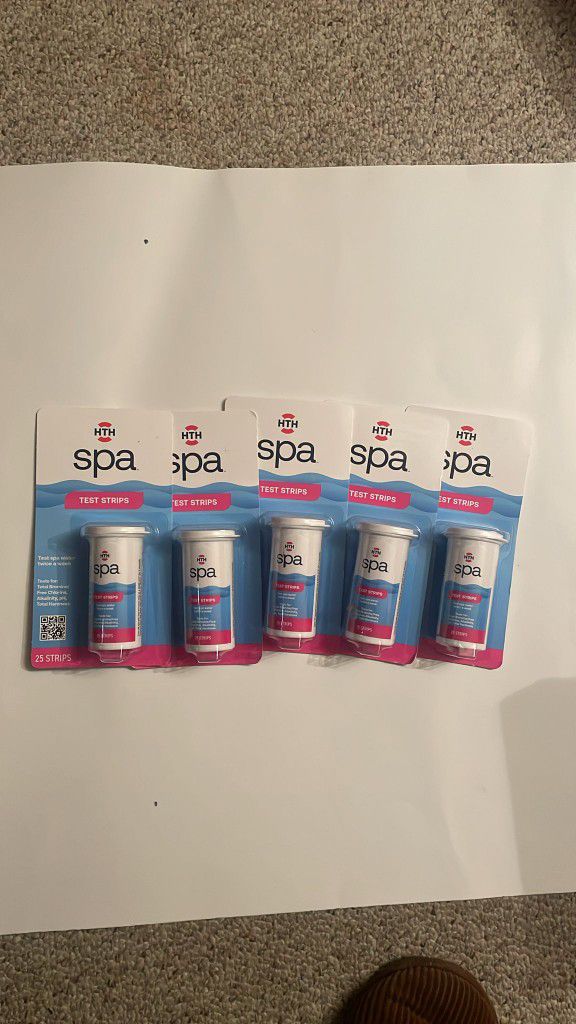 6ct HTH Spa Care 6-Way Test Strips, Spa & Hot Tub, Chemical Tester, 25 each