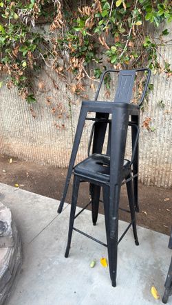 Black Bar Stools $25
