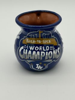 Los Angeles Dodgers Back 2 Back Champions Cup - Hand painted