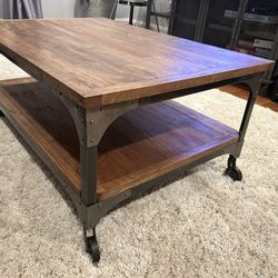 Rustic Industrial Coffee Table