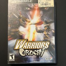 PS2 warriors orochi game