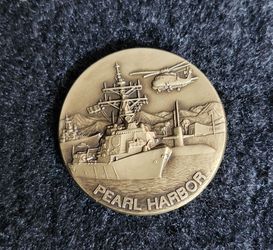 Pearl Harbor brass medal