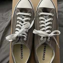 Gray Converse Sneakers Size 10
