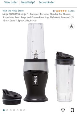 NEW Ninja Fit Blender Kitchen Appliance For Home 700 Watt 2-16oz