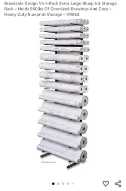 Blueprints Rack & Storage