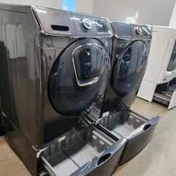 💢💯SAMSUNG SET STEAM WASHER AND ELECTRIC DRYER WITH WARRANTY 💯 