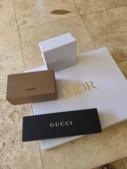 Dior Gucci Burberry Empty Box & Packaging Lot – $100 OBO