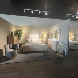 Brown 4PC King Bedroom Set