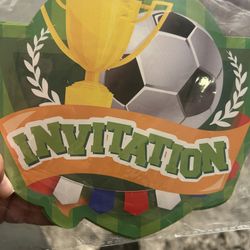 Soccer Invitations $1