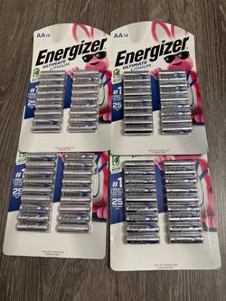Pack of 4 Energizer Ultimate Lithium 18 AA Single Use Batteries