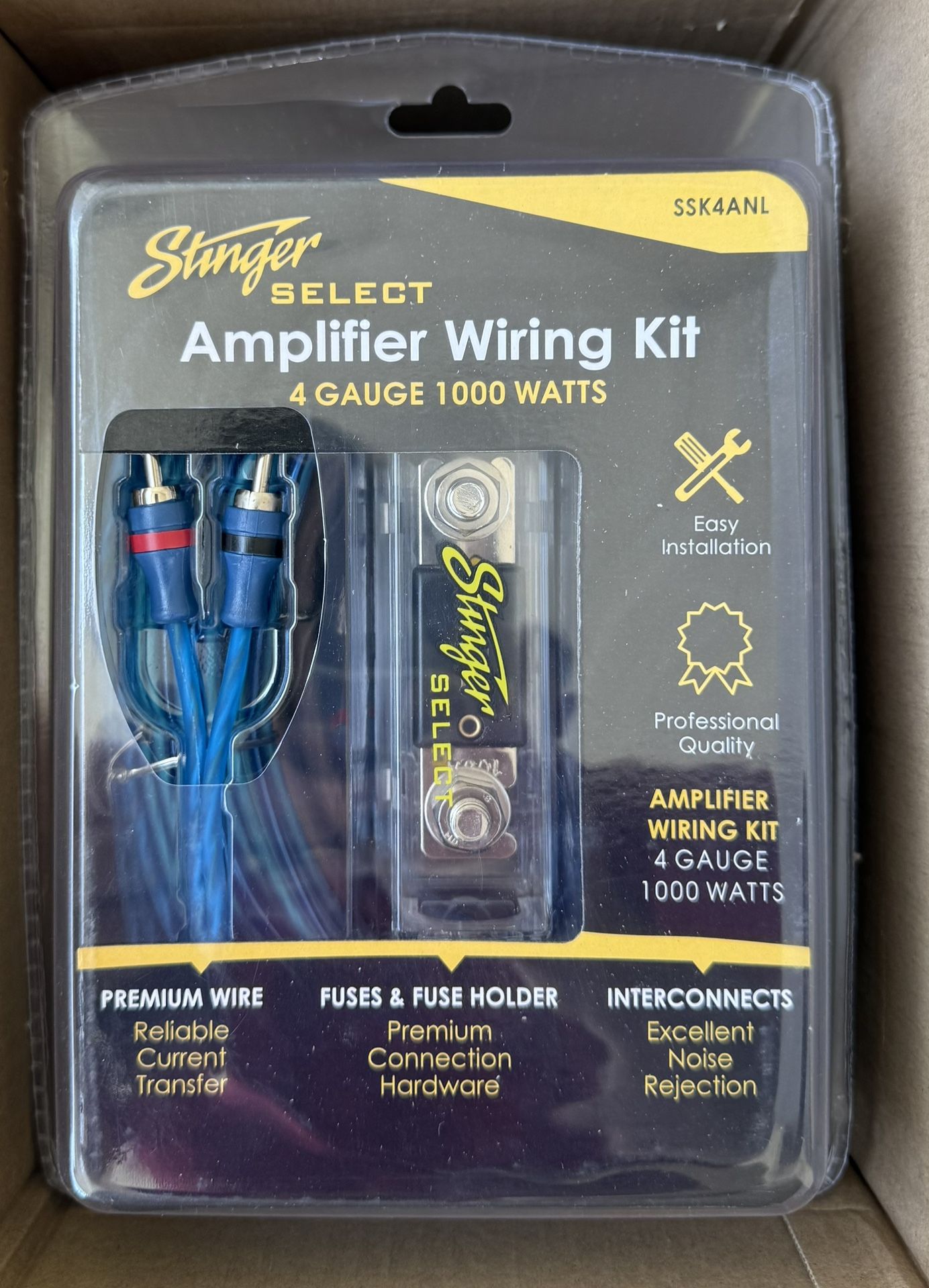 Stinger 4 Gauge Amplifier Wiring Kit
