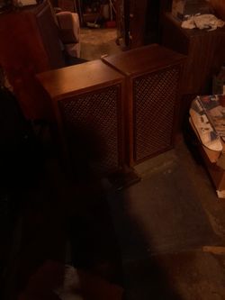 Vintage Speakers  Sorry For The BadPhotos