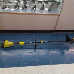Ryobi weedeater green