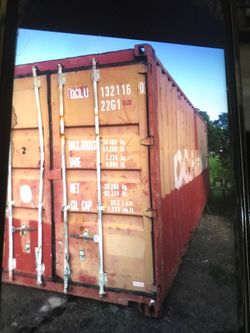 Container for sale call obo (contact info removed)