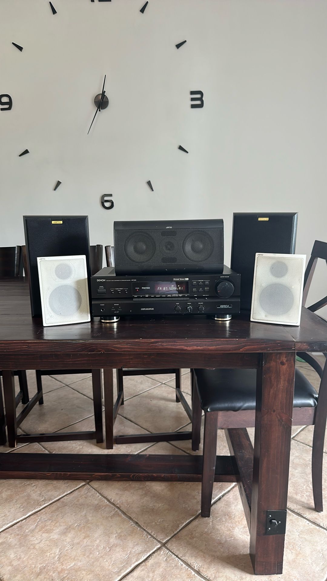 Denon Audio Sistema With Speakers
