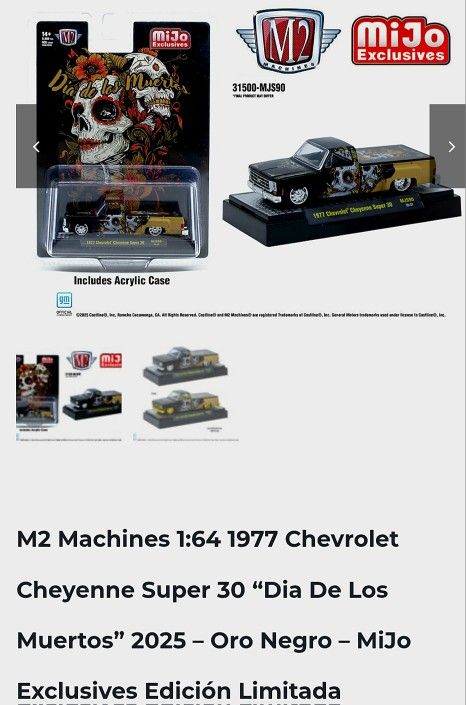 M2 1.64 Chevrolet Cheyenne Super 30 Dia De Los Muertos