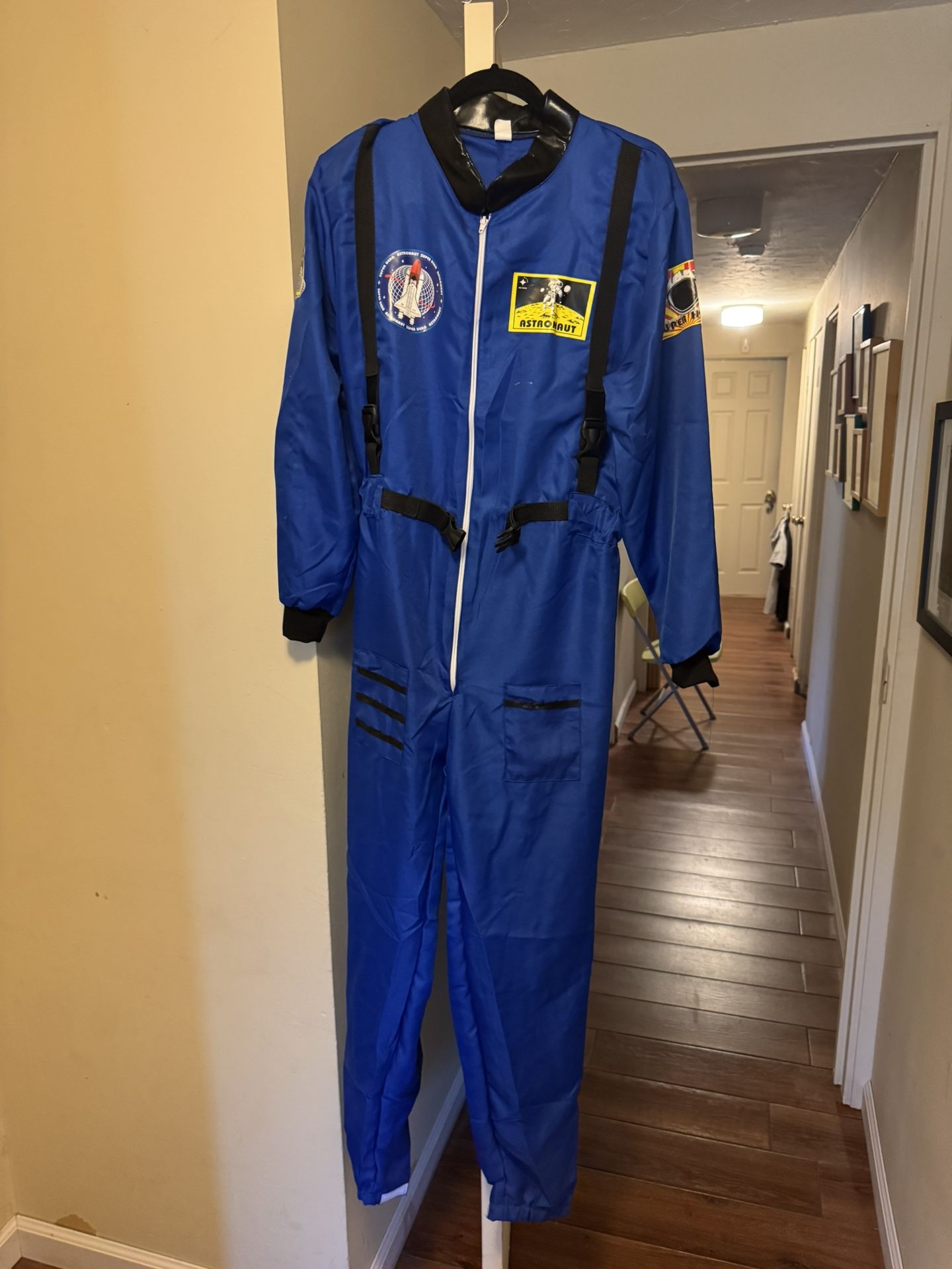 Small - Mens Astronaut Costume Spaceman Suit Pilot Flight Suit Prisoner Jumpsuit Halloween Adult Costumes