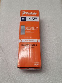 Paslode 16ga 1-1/2" Straight Finish Nails (1950)