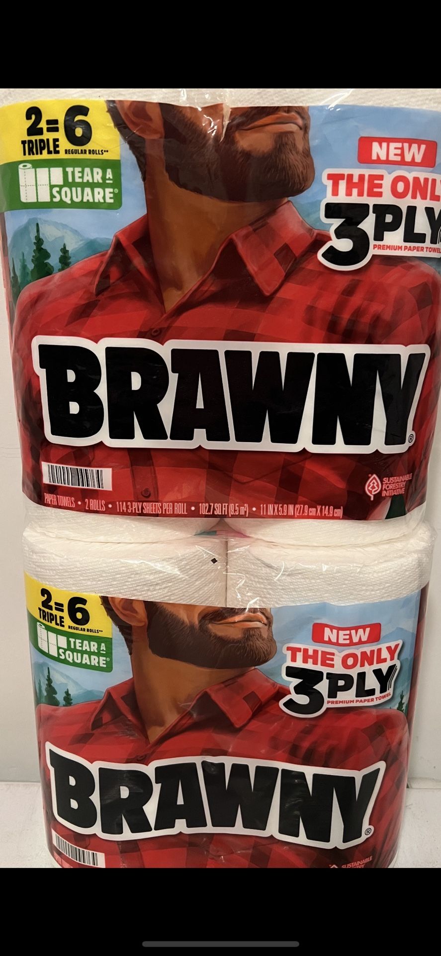 Brawny Paper Towels 2/$12