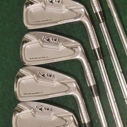 Honma TW737V [4-PW(10)] + Brand New Callaway Jaws Raw 58° Wedge