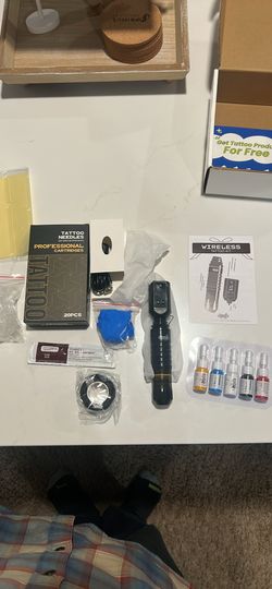 Brand new in box tattoo kit wireless