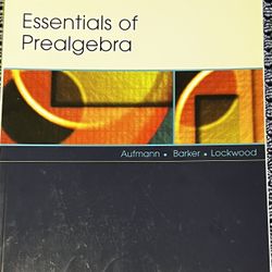 Essentials Of Prealgebra Textbook 
