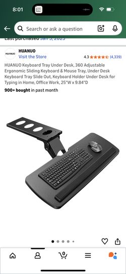Keyboard Tray