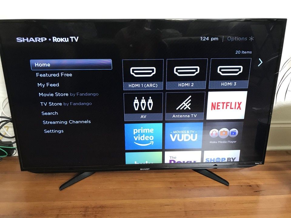 Brand New 50 Inch Sharp Roku Smart TV