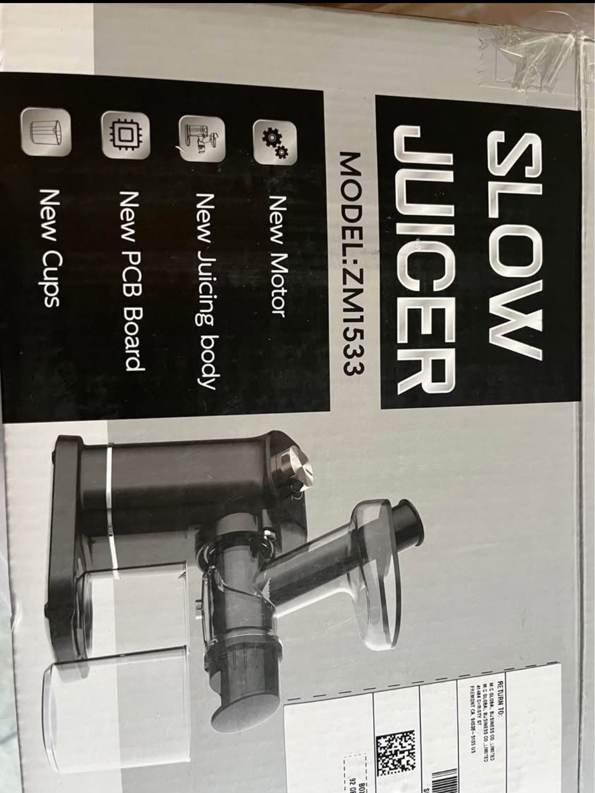 Slow Cold Pressed Juicer Kitchen