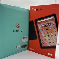 Amazon Fire HD 10 (13th Gen) w/ case (black)
