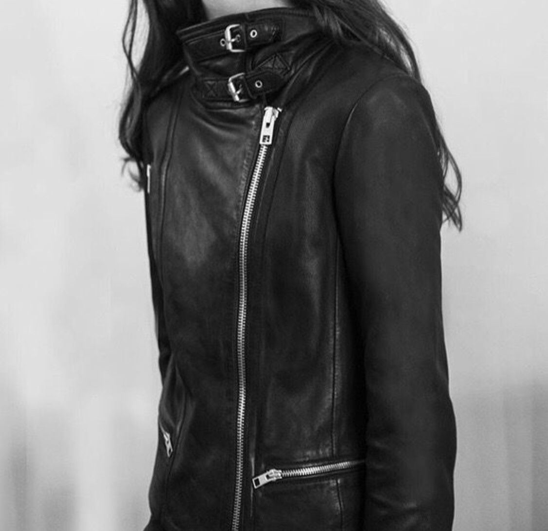 ALL SAINTS BALES LEATHER JACKET