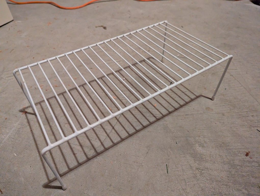 White Wire Shelf 