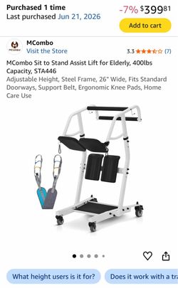 MCombo Sit to Stand Assist Lift STA446