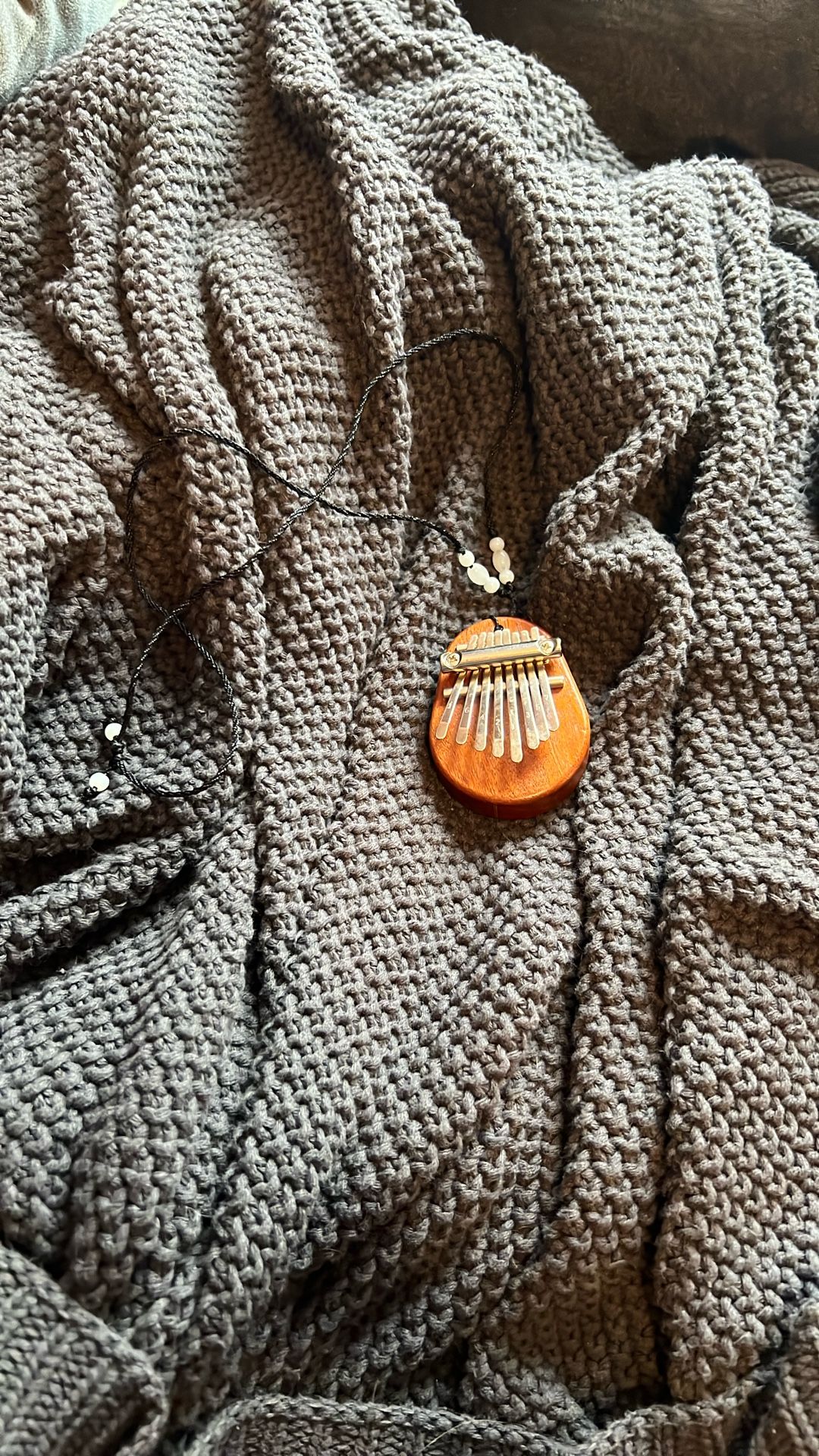 Wooden Kalimba Necklace