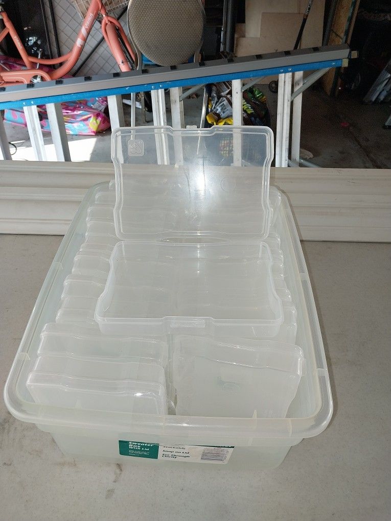IRIS 4x6 Photo & Craft Storage Box Containers