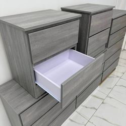 Dresser, Chest And Two Nightstands 