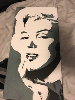 Original Marilyn Monroe artwork on canvas