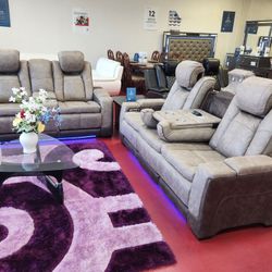 🔥Brand New Power Reclining Livingroom Sets ✨️ Only $49 Today And Pay Later With Or Without Credi 💥 