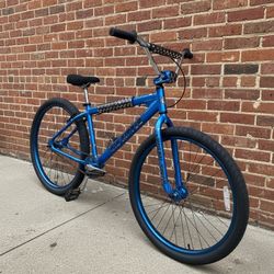 NEW 2025 SE BIG RIPPER 29 SAPPHIRE BLUE SINGLE SPEED FREESTYLE WHEELIE BIG BMX BIKE