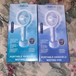 Portable Handheld Misting Fan 