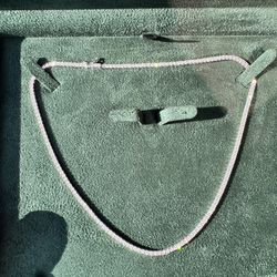 5 Carat Diamond Tennis Pendant  In White Gold