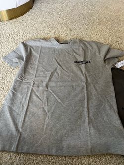 Essentials T-shirt dark oatmeal size medium