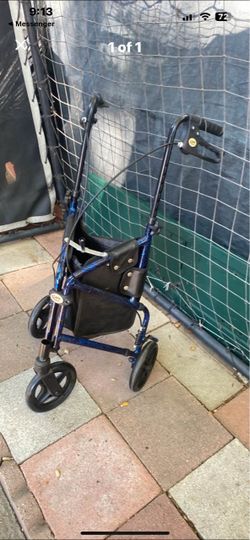 3-Wheel Rollator Walker with Bag