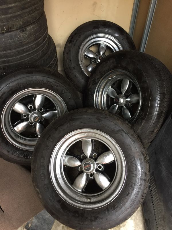 American racing wheels and new tires 255/60/15 for Sale in Mount