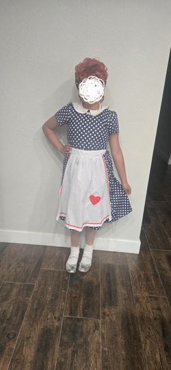 I Love Lucy, Costume, Child Size 10/12, 5 Items
