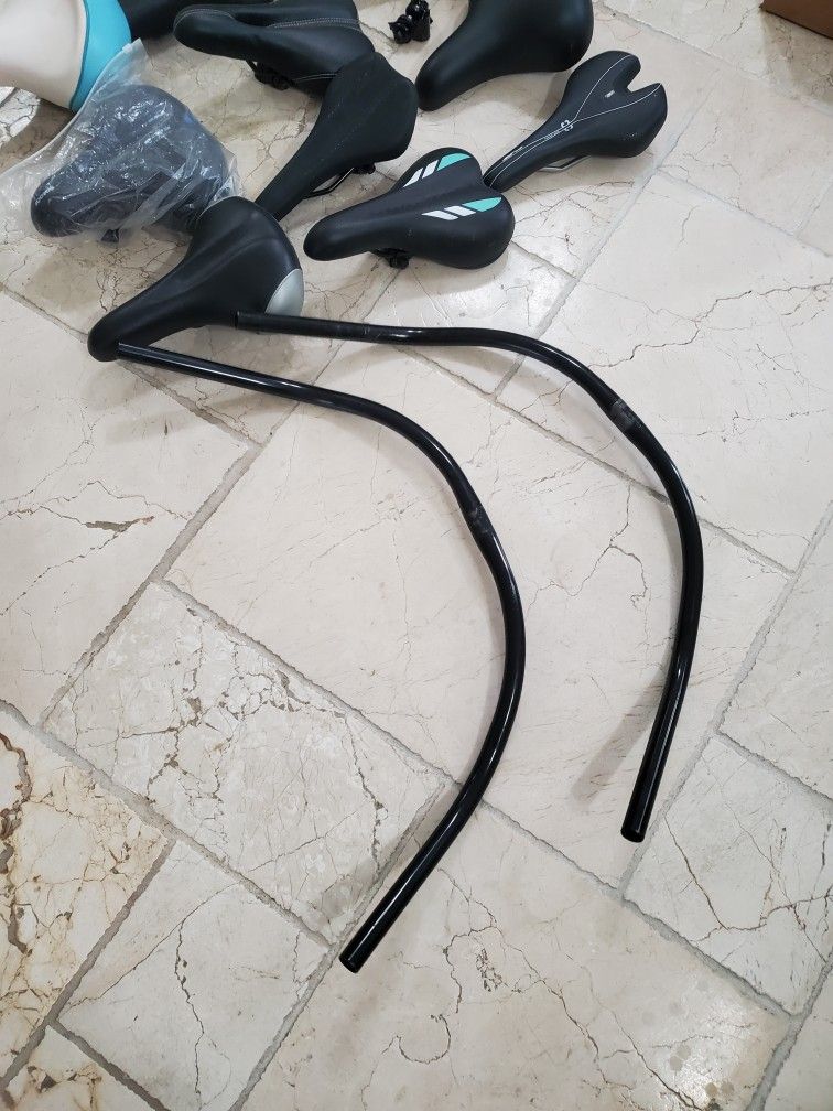 Bike Parts: handlebars, tires