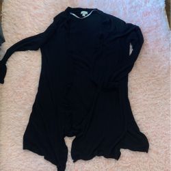 Long Black Cardigan