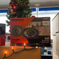 KICKER KSC460 4x6 Car Audio Speakers 